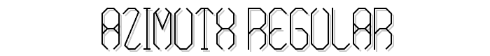 Azimuth Regular font